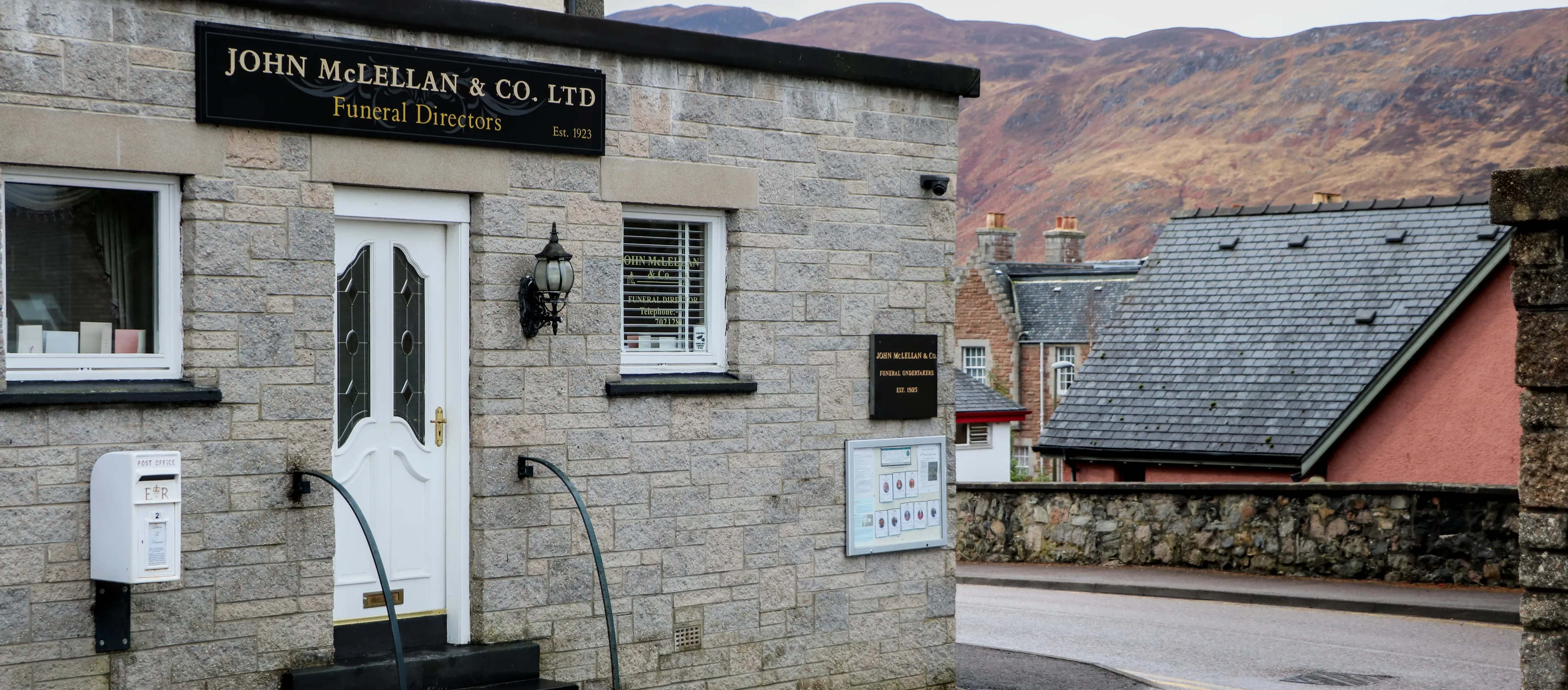 McLellan Funeral Directors - our funeral home in Fort William where we provide the highest quality funeral services to the local community