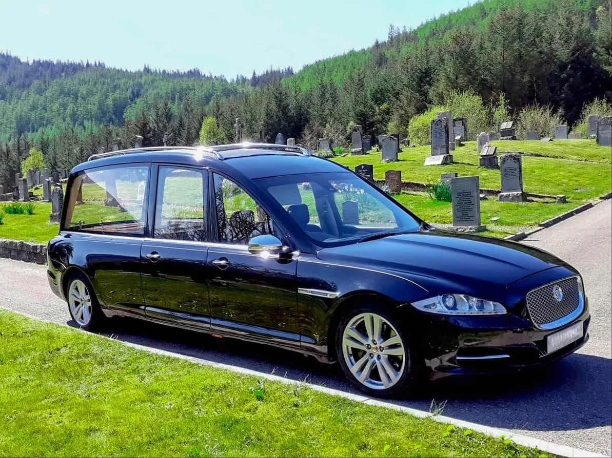 McLellan Funeral Directors - Jaguar Hearse